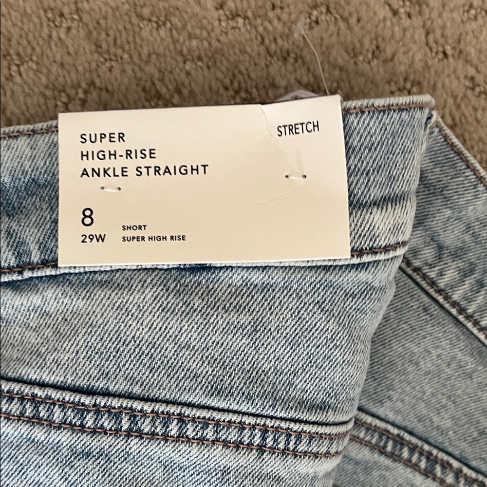 American Eagle Outfitters Light Blue Distressed Skinny Jeans - Picture 4 of 4